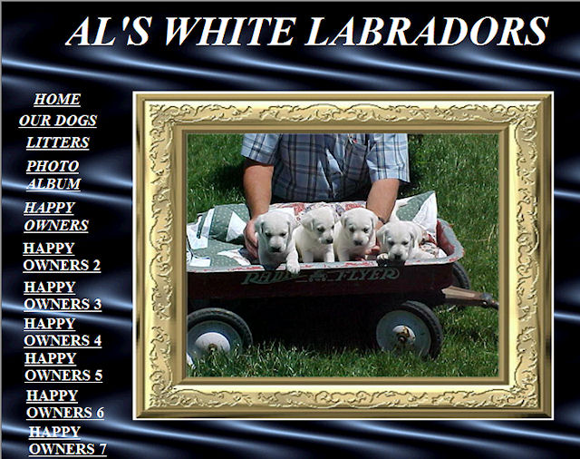 Al's White Labradors Web Site
